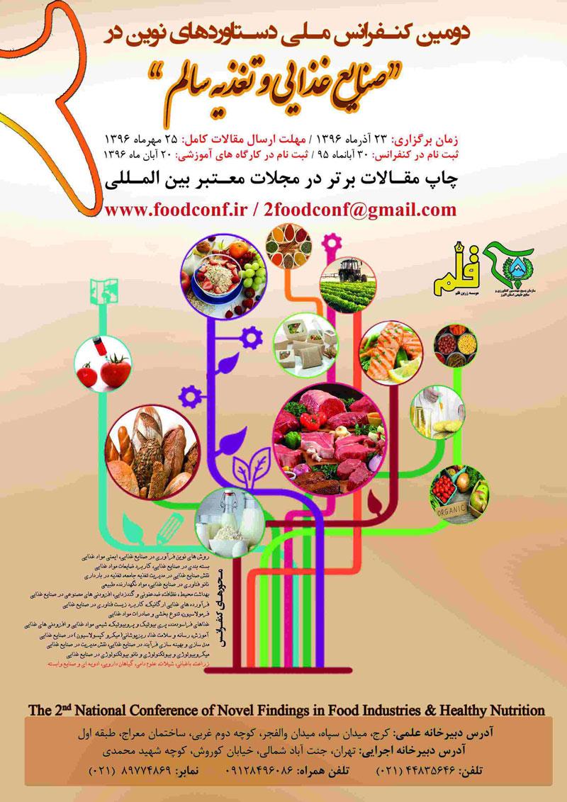 دومین کنفرانس ملی دستاوردهای نوین در صنایع غذایی و تغذیه سالم 96